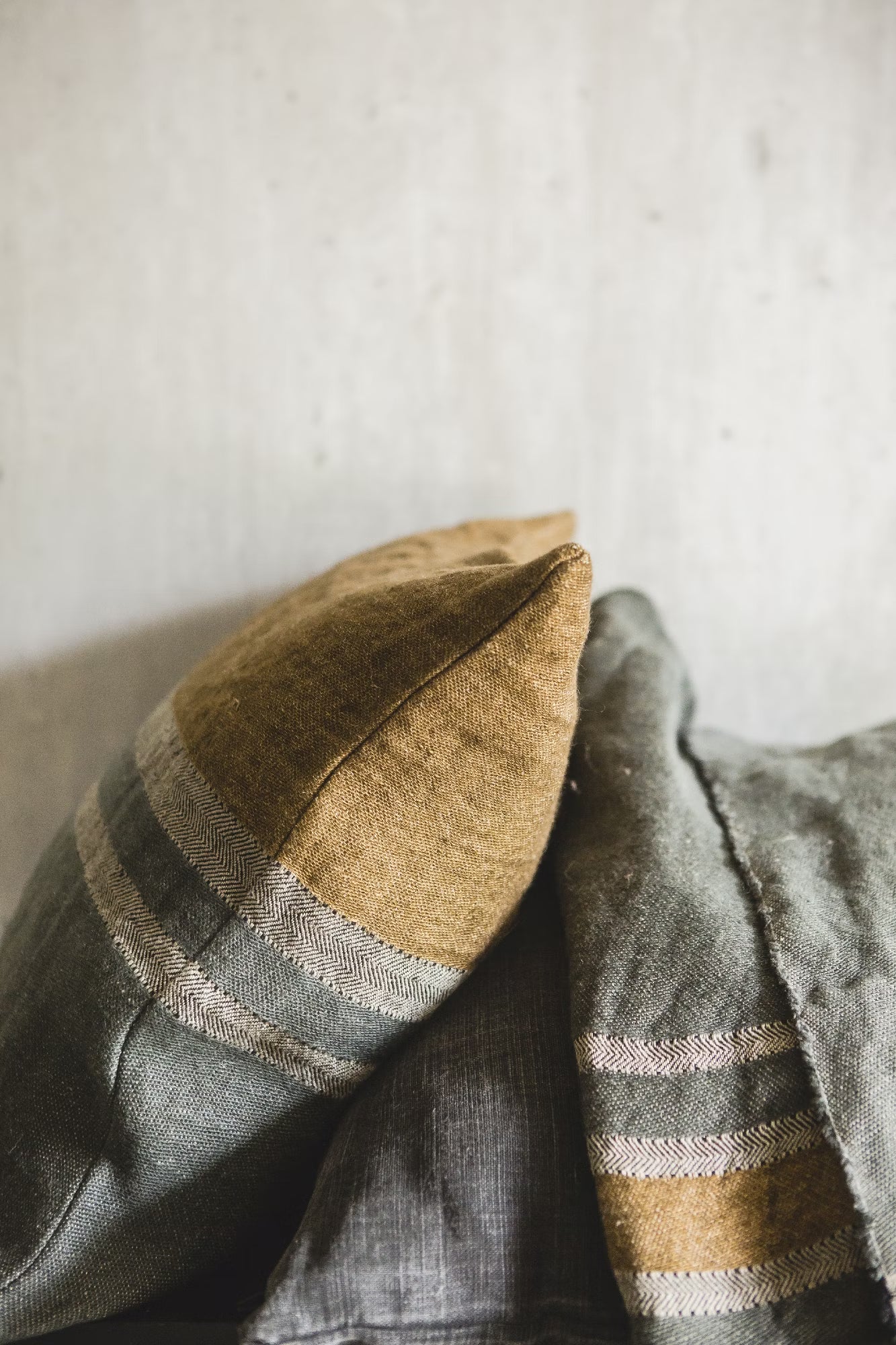 Housse de coussin en lin - Alouette