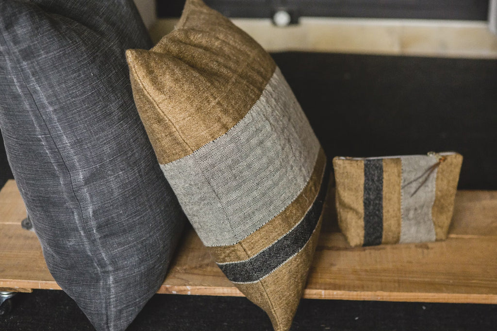 Housse de coussin en lin - Naïrobi