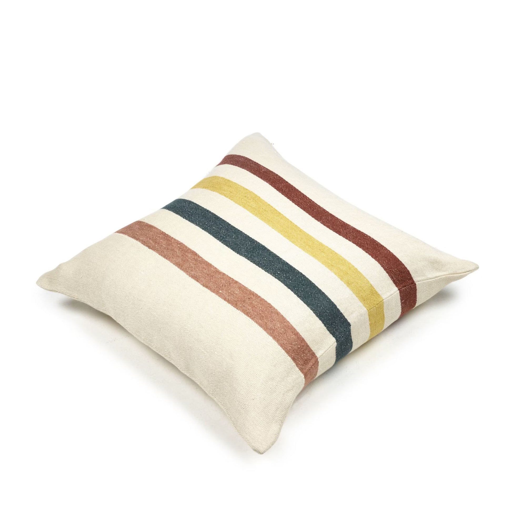 Housse de coussin en lin - Lake Stripe