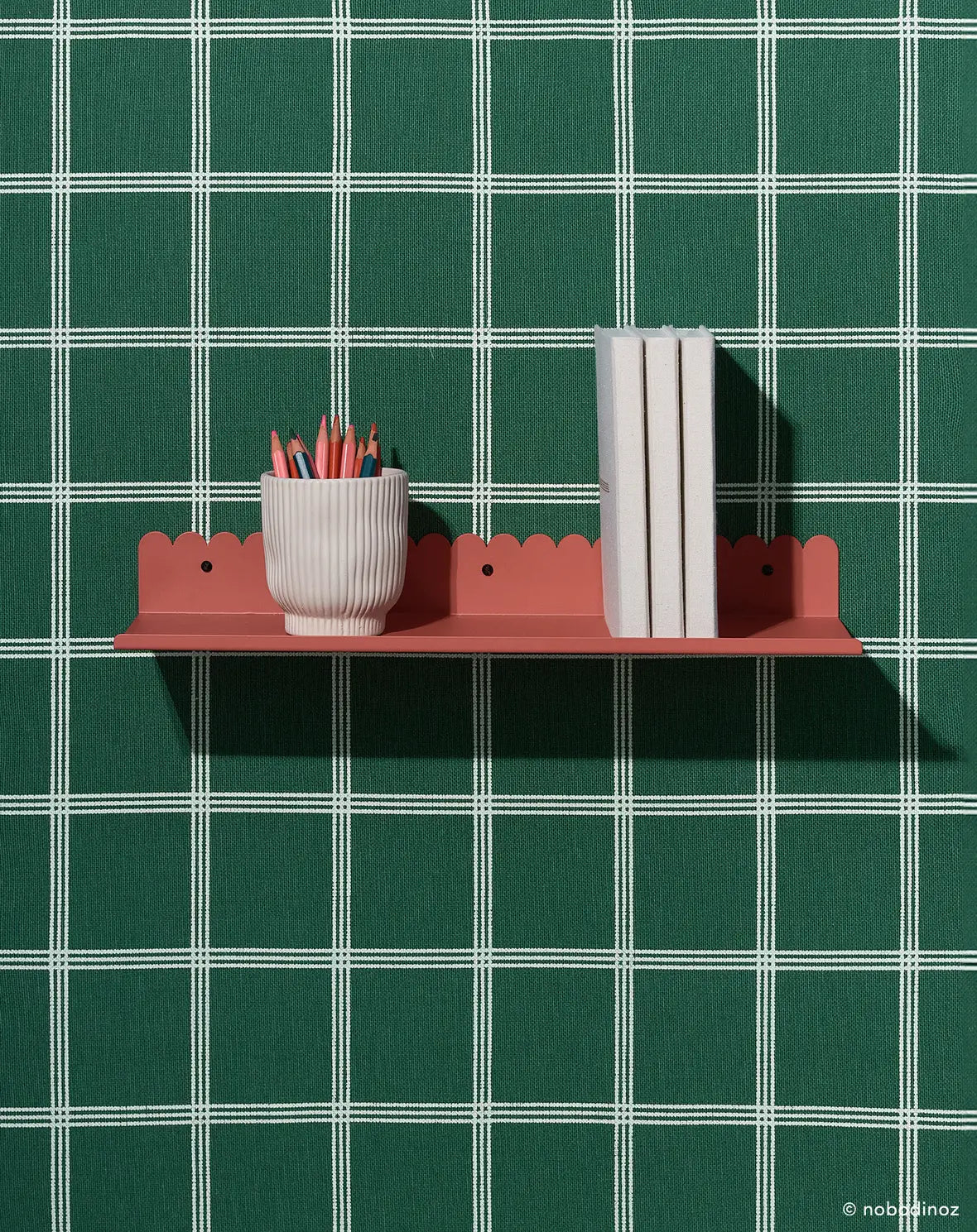 Étagère en acier - Rouge